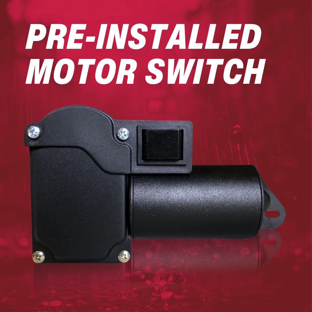 4R1.24-19S2.R110D - One and a half inch (1.5") shaft, 24V With Two-Speed Switch Installed