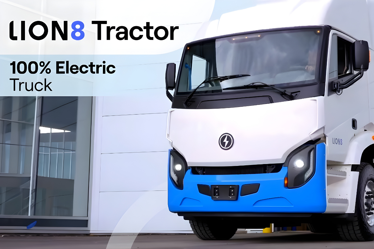 Lion Electric Lion8 Tractor - 610mm Radial Wet Wiper Arms