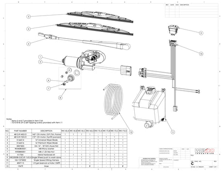 Side by Side - UTV - Wiper System Kits