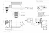 4A2.12.L80CEBDIN – Marine Wiper Motor, 2.5" DIN Shaft, 12V, 80° Sweep, CE Certified