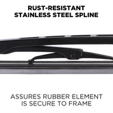 M6 Premium+ Conventional Wiper Blade – 12"–28"