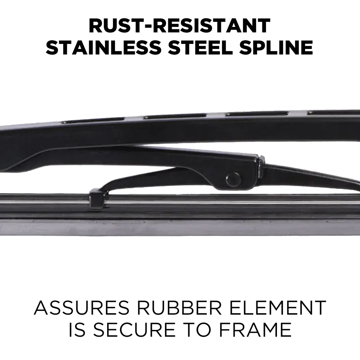 Autotex Marine Stainless Steel Wiper Blade 9"-28"
