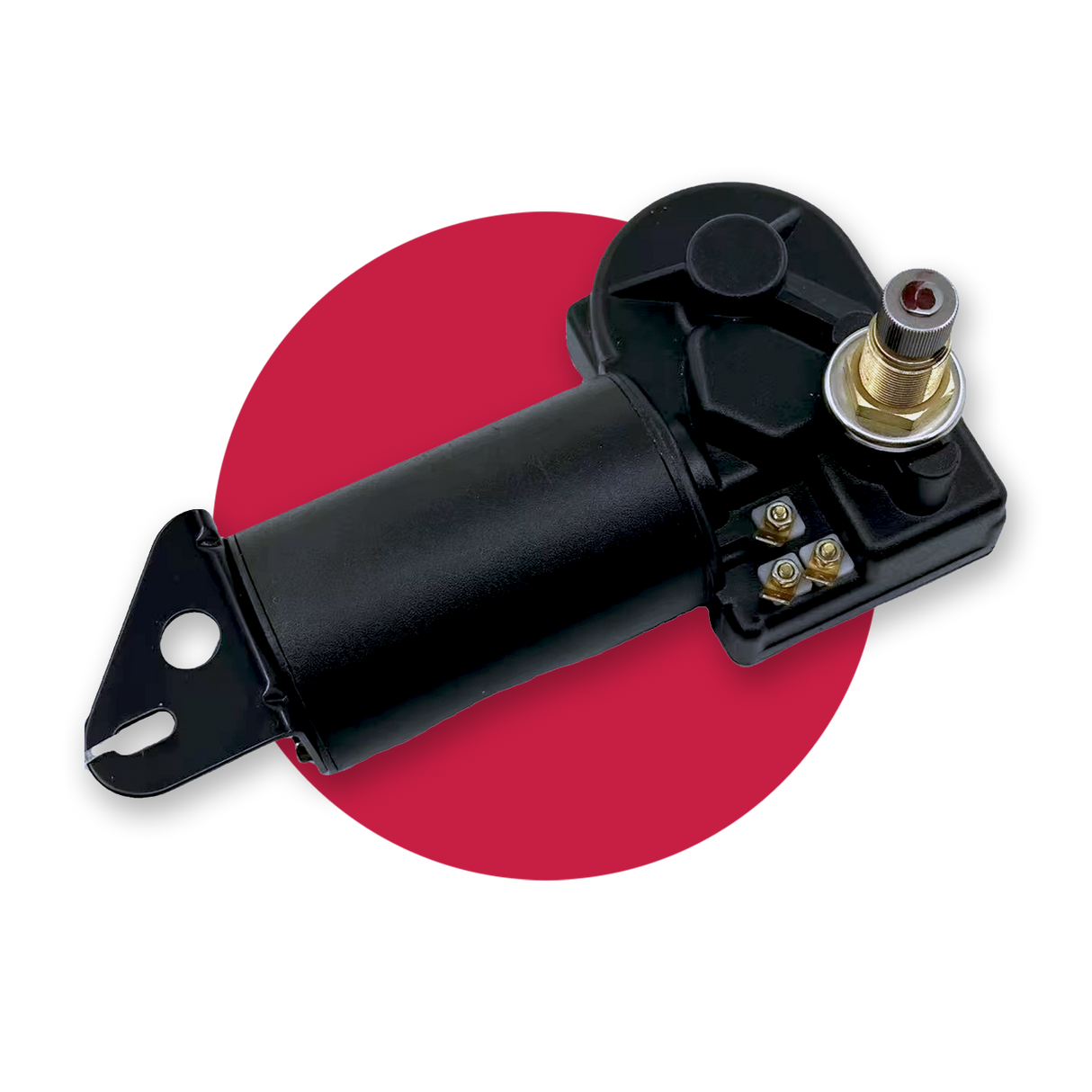 4R3.24.R110CE – 4R-Series CE Marine Wiper Motor, 3.5" Shaft, 24V, 110° Sweep